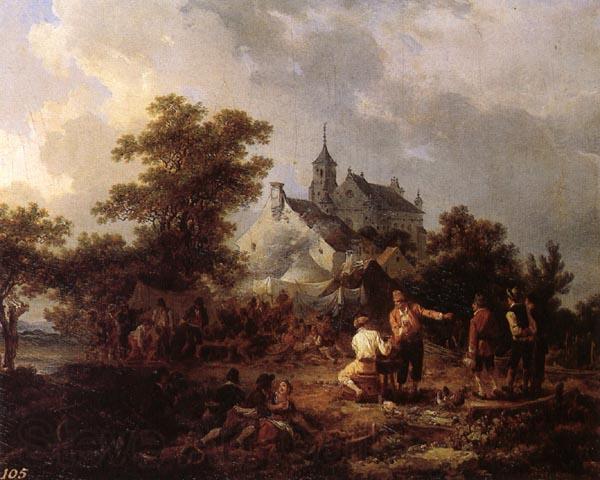 Prince, Jean-Baptiste le Playing Ball Norge oil painting art